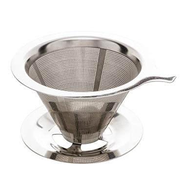 Imagem de FILTRO DE AÇO INOX PARA CAFÉ 11x7CM PRATEADO