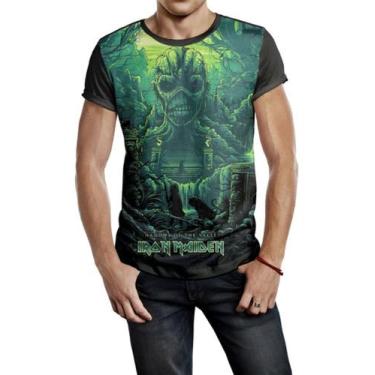 Imagem de Camiseta Masculina Banda Rock Iron Maiden Ref:140 - Smoke