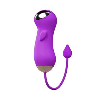 Imagem de Vibrador Feminino Kegel Com Controle Remoto Choque Elétrico Estimulação Clitóris e Ponto G Ovo vibrador Erótico (Roxo)