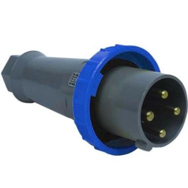 Imagem de Plugue Industrial Móvel 63A 3P+T 200/250V IP67 9H Azul N4579 – Steck