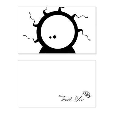 Imagem de Cartão de agradecimento alienígena monstro alienígena do universo cartão de agradecimento aniversário aniversário saudação casamento agradecimento