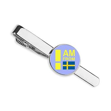 Imagem de Clipe de gravata I Am From Sweden para presente de homem de negócios