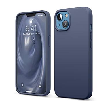 Imagem de elago Capa compatível com iPhone 13, capa de silicone líquido, capa protetora de câmera de corpo inteiro, à prova de choque, capa de telefone fina, forro de microfibra macia antiarranhões, 6,1