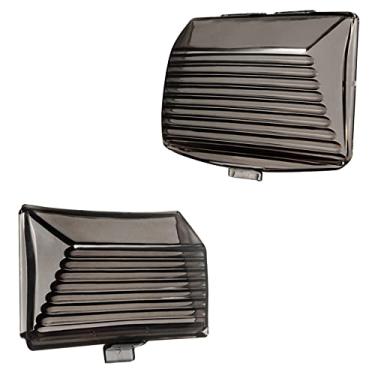 Imagem de Amazicha Kit de lentes de proteção de lama para para-lama dianteiro fumê compatível com Harley Davidson Electra Glide Road King Heritage Softail