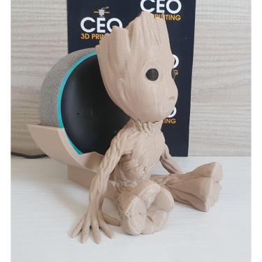 Imagem de Suporte Tema Groot compativel com Alexa Echo Dot 3
