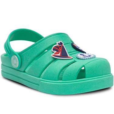 Imagem de Sandália Babuche Infantil Nº 19 ao 28 Masculino Chinelo Leve Macio 12.62 (Verde, BR, Criança de 1 a 3 anos, Numérico, 24)