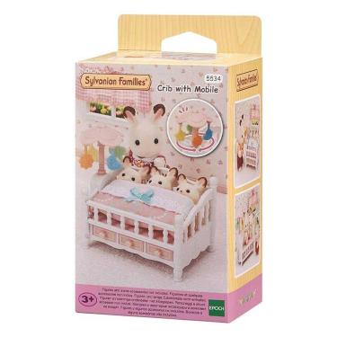 Imagem de Acessórios e Móveis - Sylvanian Families - Berço com Móbile - Epoch Magia