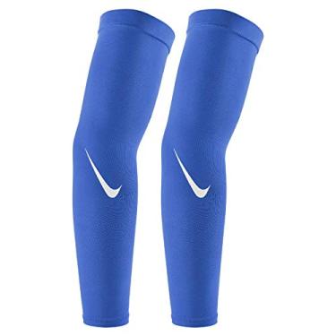 Imagem de Nike Pro Dri-Fit Sleeve 4.0 (Game Royal/White, S/M)