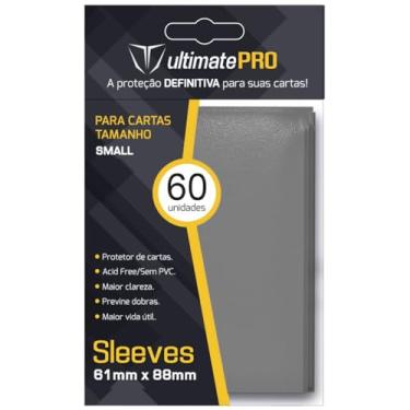 Imagem de Sleeve Yugioh Ultimate Pro (60 unidade) 61x89mm Cor:Cinza