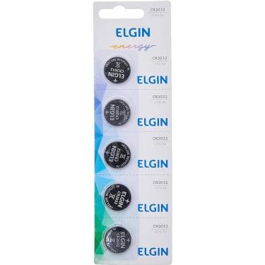 Imagem de Bateria de litio CR2032 cartela com 5 unidades 3v Elgin, Elgin, Baterias