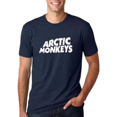 Imagem de Camiseta Com Estampa Artic Monkeys Logo Banda De Rock - Jmv Estampas