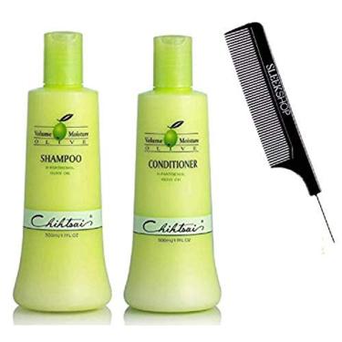 Imagem de Duo de Shampoo e Condicionador Chihtsai OLIVE Volume e Hidratação S