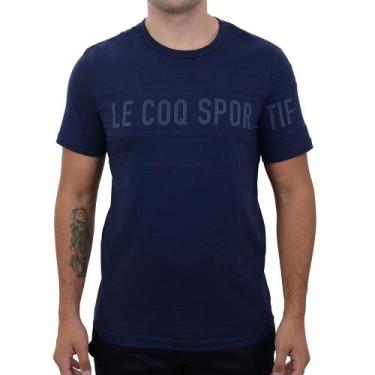 Imagem de Camiseta Masculina Le Coq Mc Sky Azul Marinho - Td1720