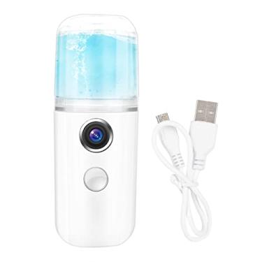 Imagem de Pulverizador nano da névoa de okjhfd, pulverizador hidratante facial da atomização do pulverizador da névoa de 30ml usb, mini dispositivo recarregável da beleza de usb