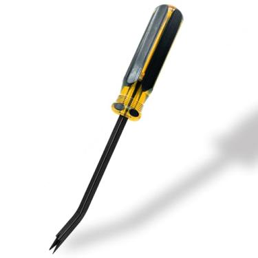 Imagem de VERCCA Removedor de grampos de estofamento - extrator de grampo, ferramentas de estofamento, levantador de aderência com garras duplas, ferramenta de remoção de grampos para remover grampos, pregos ou