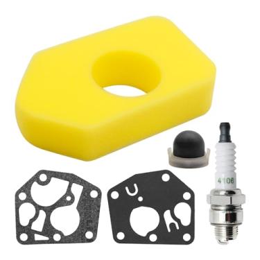 Imagem de ZUDKSUY Substituição do filtro de ar para 698369 e junta 495770 795083 e diafragma 694394 494408 compatível com motores Classic Sprint Quattro 3.5-4.5 HP