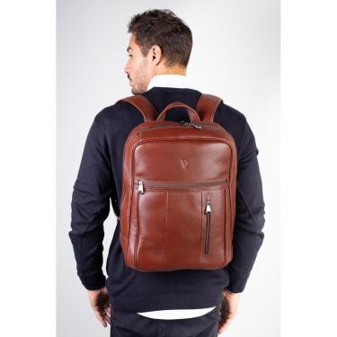 Imagem de Mochila masculina em couro para notebook Murilo-Masculino