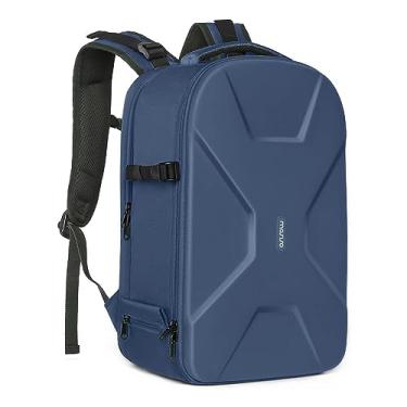 Imagem de MOSISO Mochila para câmera, DSLR/SLR/mirrorless bolsa para câmera fotográfica 38.1-40.6 cm capa rígida à prova d'água com suporte de tripé e compartimento para laptop compatível com Canon/Nikon/Sony,