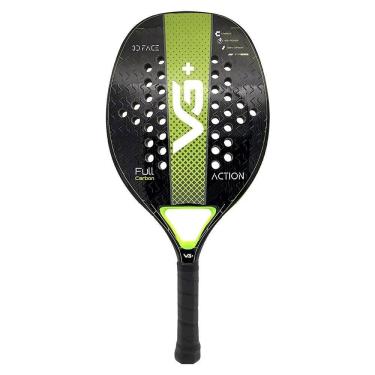 Imagem de Raquete de Beach Tennis Action Full Carbon Verde Vg Plus