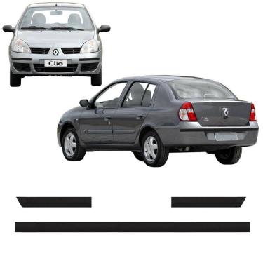 Imagem de Friso parachoque renault clio sedan 2006 a 2016 6012a