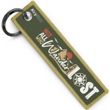 Imagem de Chaveiros KEYTAILS, etiqueta de chave de qualidade premium [nem todos os que vagueiam estão perdidos]