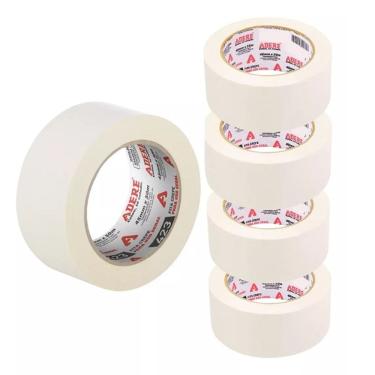 Imagem de Kit com 5 Fita Crepe 423 USO Geral 48MM X 50M Adere