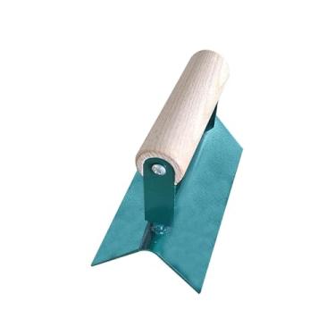 Imagem de Bothyi Colher de pedreiro de canto, acessórios, eficiente, alto desempenho, fácil de usar, ângulo reto de 90 graus para gesso, cimento, Verde, Canto Externo de 150