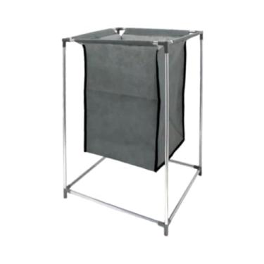 Imagem de Cesto Organizador Multiuso Roupa Suja Brinquedo Lavanderia (Cinza)