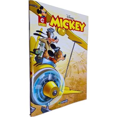 Imagem de Quadrinhos HQ Gibi Graphic Novel Formatinho 13,50x19 cm Lombada com Grampos Mickey nº 44 Culturama