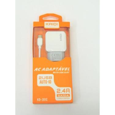 Imagem de Carregador Kaidi type C compatível Huawei P Smart Z