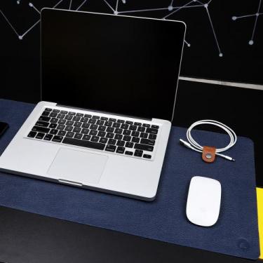 Imagem de Deskpad Floater de Couro Couro50 70x30, Marinho