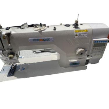 Imagem de Máquina de Costura Industrial Reta Eletrônica c/ Corte -220V - Megamak
