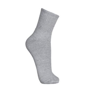 Imagem de Meia Masculina Selene Esportiva Cano Longo Cinza Mescla 4160