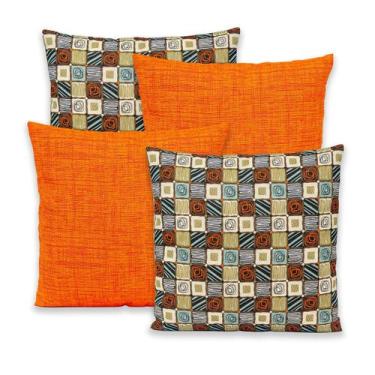Imagem de Kit 4 Capas de Almofada c/ Zíper 40x40cm Gorgurinho - Rafaloro Enxovai