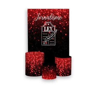 Imagem de Painel De Festa Vertical 1,50 x 2,20 + Trio De Capas Cilindro - Profis