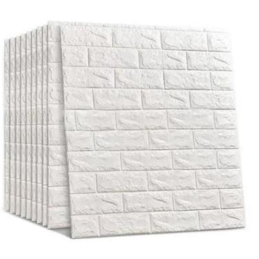 Imagem de 10 Painel Tijolinho 3D Revestimento De Parede Autocolante - Tau