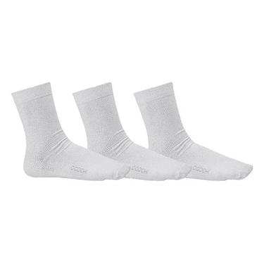 Imagem de Meia Masculina Ogochi Kit com 3 Branco - 023470