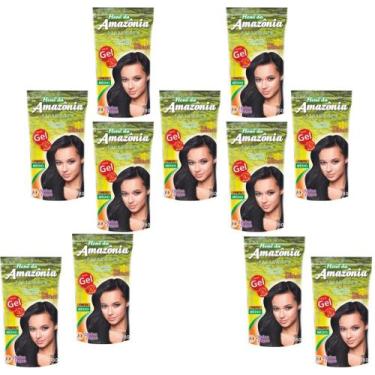 Imagem de Amazonia Preto Medio (Preto Natural) Hene em Gel 180gr Divina Dama Pou