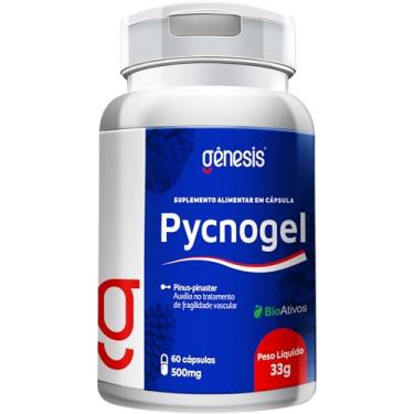 Imagem de Pycnogel (pinus-pinaster) 60 Cápsulas 500mg Gênesis