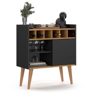 Imagem de Aparador Para Sala / Cozinha Barzinho Escritório Buffet Pés Palito Ret