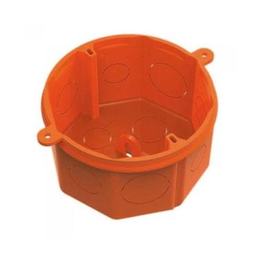 Imagem de Caixa de Luz 4X4 Octagonal Laranja Tigre, Laranja