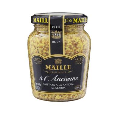 Imagem de Mostarda Francesa Grãos com Vinho Branco Maille 210 Gr
