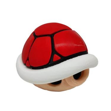 Imagem de Casco Tartaruga Mario Koopa Vermelho Super Bros 3D - Pupa 3D