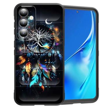 Imagem de CICPLKSE Capa para Galaxy S24 FE, silicone premium com [forro de microfibra macio antiarranhões] capa protetora à prova de choque para Samsung Galaxy S24 FE 5G 6,7 polegadas 2024, Dream Catcher Galaxy