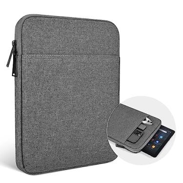 Imagem de Bolsa protetora para tablet de 9,7 a 11 polegadas compatível com tablet Amazon Fire Max 11/Fire HD 10 Plus/Fire HD 10 Kids Pro, iPad Pro 11 polegadas M4/Air M3 M2/iPad 11º (cinza)