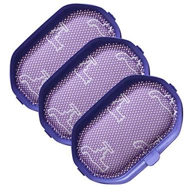 Imagem de Pacote com 3 filtros de substituição para aspirador de pó HEPA pré-filtro digital fino para Dyson DC30 DC31 DC34 DC35 DC44 DC45 DC56 DC44 substitui a peça de pré-filtro # 917066-02