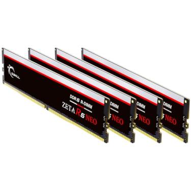 Imagem de G.SKILL Zeta R5 NEO Series (AMD Expo) DDR5 RAM 128GB (4x32GB) 6000MT/s CL30-36-36-96 1,40V Desktop Computer Memory RDIMM - Preto (F5-6000R3036G32GQ4-ZR5NK)
