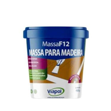 Imagem de Massa F12 Calafetar Correção E Acabamento Para Madeira Viapol 400g, Cu