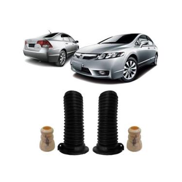 Imagem de 2 Batente Coifa Dianteiro Honda New Civic 2007 2008 2009 10 - QualyKit