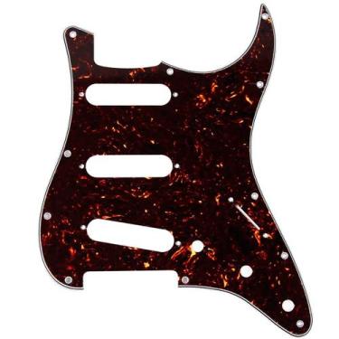 Imagem de Escudo para Guitarra Stratocaster SSS Tortoise 11 Furos - Thida